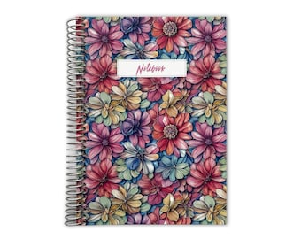 Notebook | Lined Notebook | Notebook Journal | Spiral Notebook | Personalized Notebook | School Notebook | Lined Journal