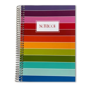 Notebook | Lined Notebook | Notebook Journal | Spiral Notebook | Personalized Notebook | School Notebook | Lined Journal