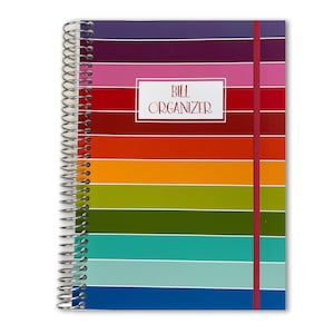 Bill Organizer | Bill Folder | Household Expenseses | Bill Organizer With Pockets | Bills Calendar | Bill Organizer Book