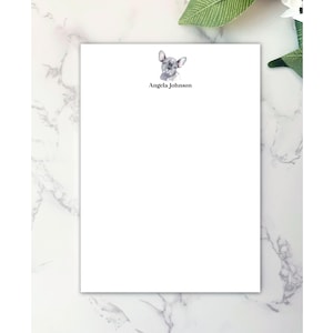 Dog Notepad | 16 | French Bulldog Notepad | Dog Lover Notepad | Notepad Personalized | Personalized Animal Stationary | Personalized Gift