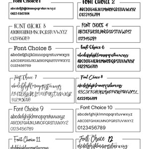 a collection of various font choices for cover text only, including different font styles and sizes.