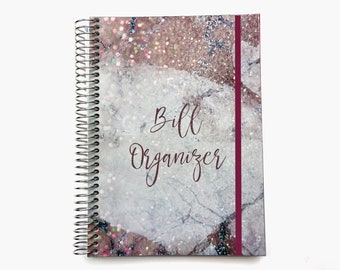 Bill Organizer | Bill Folder | Household Expenseses | Bill Organizer With Pockets | Bills Calendar | Bill Organizer Book