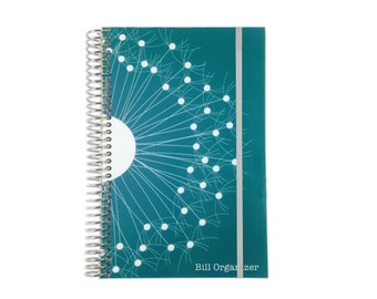 Bill Organizer | Bill Folder | Household Expenseses | Bill Organizer With Pockets | Bills Calendar | Bill Organizer Book