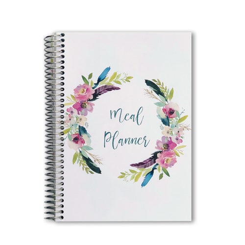 meal-planner-grocery-list-meal-planner-notebook-meal-prep-etsy