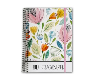 Bill Organizer | Bill Folder | Household Expenseses | Bill Organizer With Pockets | Bills Calendar | Bill Organizer Book