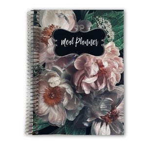 Meal Planner | Grocery List | Meal Planner Notebook | Meal Prep | Meal Planning with Dinner Lunch Breakfast | Weekly Food Planner