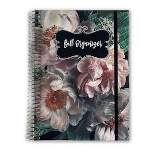 Bill Organizer | Bill Folder | Household Expenseses | Bill Organizer With Pockets | Bills Calendar | Bill Organizer Book