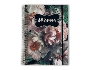 Bill Organizer | Bill Folder | Household Expenseses | Bill Organizer With Pockets | Bills Calendar | Bill Organizer Book