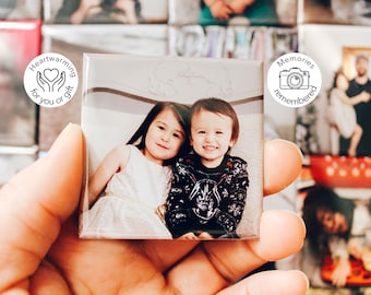 Set of 9 Photo Magnets | Custom Photo Magnets | Personalized Gifts | Fridge Magnets | 2x2 Magnets