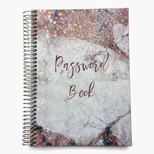 Password Book Passwords Large Print Printable Password Etsy