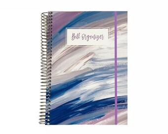 Bill Organizer | Bill Folder | Household Expenseses | Bill Organizer With Pockets | Bills Calendar | Bill Organizer Book