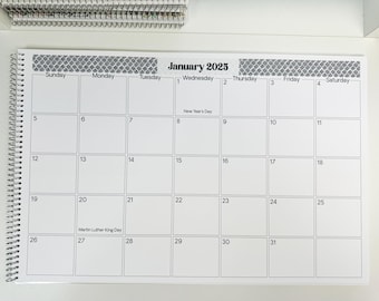 2026-2027 Monthly Desk Calendar 11"x17" | 60 Banner Designs | XL Desk Planner | 2027-2028 Desk Planner | Desk Organizer | Desk Calendar Pad