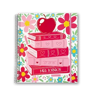 Teacher Planner | Free Mini Matching Notebook Included | Student Planner | 2026-2027 Teacher Planner | Academic Planner | Lesson Planner