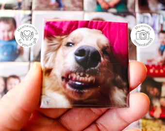Set of 6 Photo Magnets | Custom Photo Magnets | Personalized Gifts | Fridge Magnets | 2x2 Magnets