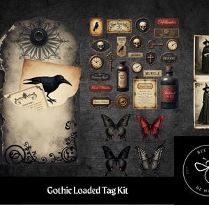 Gothic Loaded Tag Kit