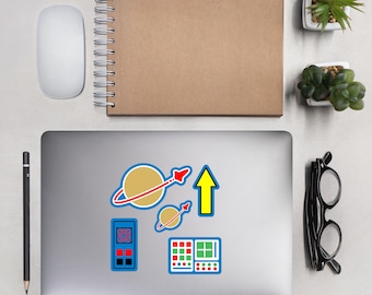 Stricker Sheet inspired by Lego Classic Space Bubble-free stickers