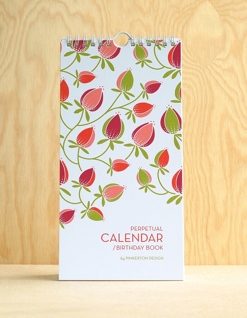 Birthday Book Perpetual Calendar Etsy Birthday Book Perpetual Calendar Etsy
