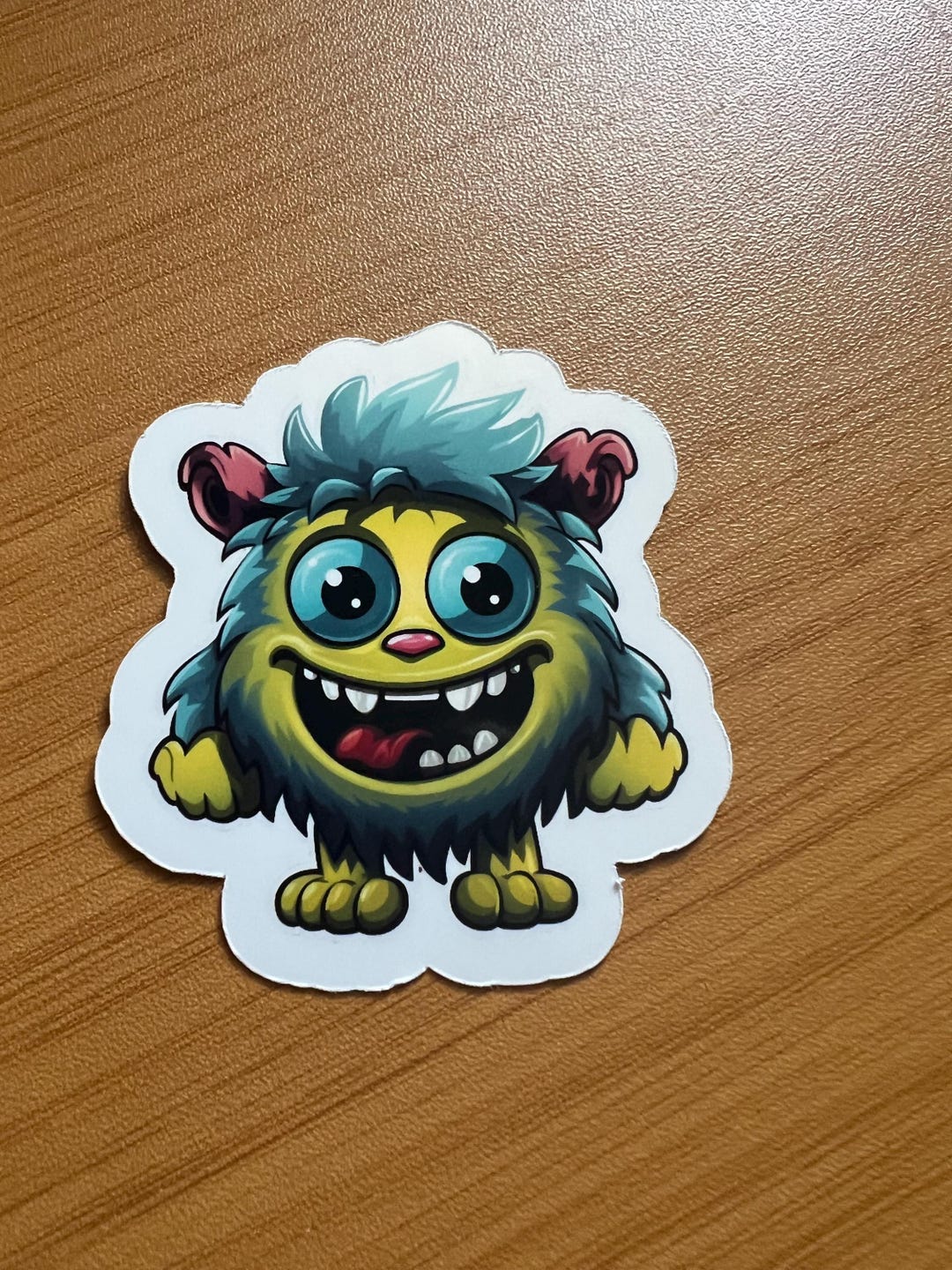 Colorful Monster Sticker: Waterproof Vinyl Decal - Etsy