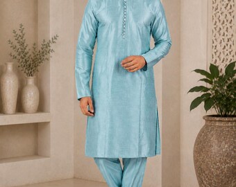 Sky Blue Kurta Set
