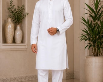 Men’s White Kurta Set