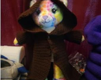 Mini Jedi Robe Crochet Pattern | Star Wars Inspired Outfit for Stuffed Animals | Digital PDF Pattern