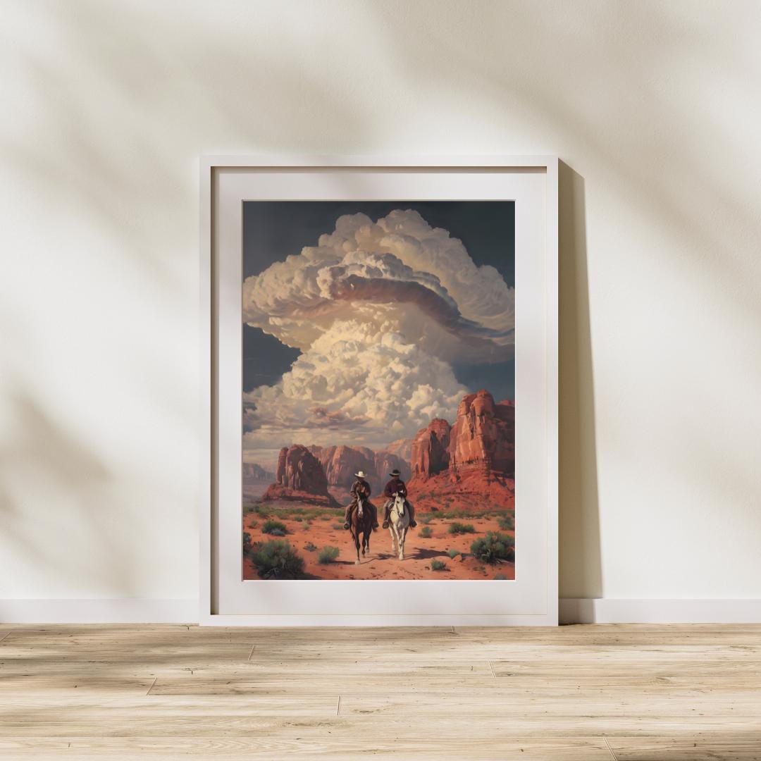 フランスヴィンテージ　油絵 Vintage Ozz Franca Lithograph: Mid-century Modern Cityscape