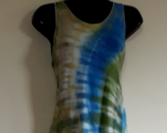 SOLUNA Sleeveless Tops in soft and silky 100% bamboo with tiedye techniques in many colors and in one size