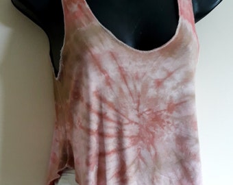 Soluna Croptops in soft and silky 100% bamboo with tiedye techniques in many colors and in one size