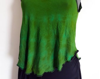 SOLUNA Croptops in soft and silky 100% bamboo with tiedye techniques in many colors and in one size