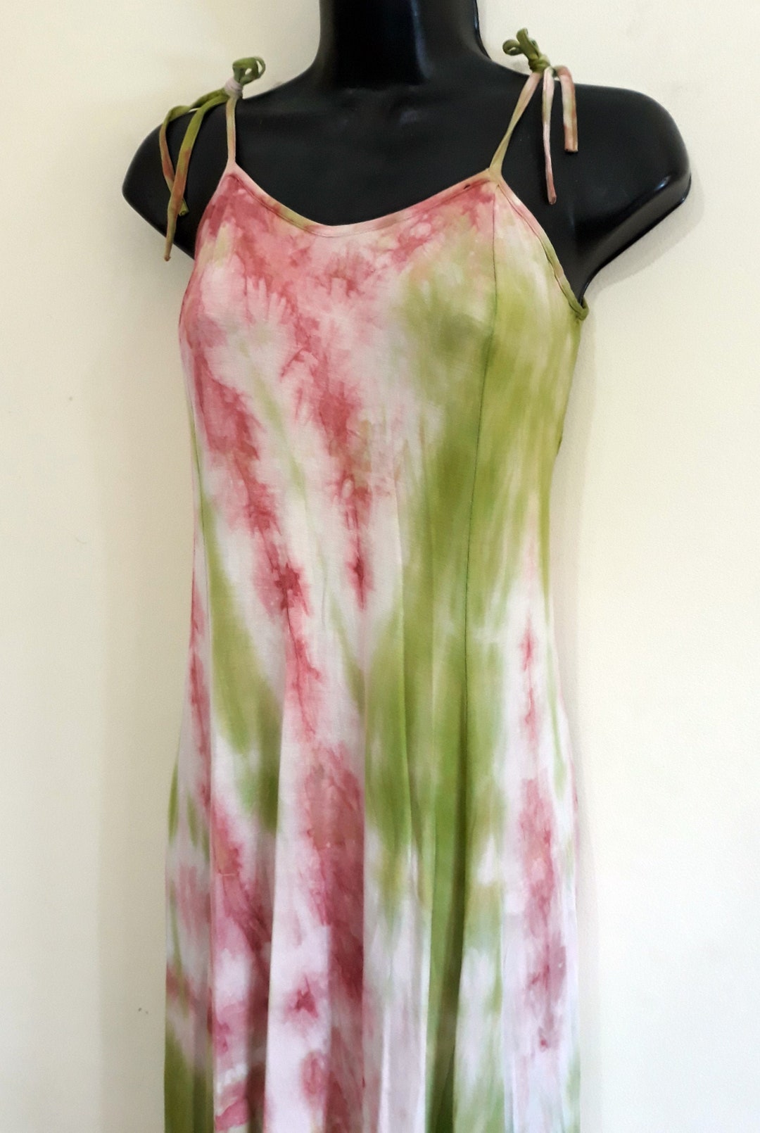 SOLUNA Spaggeti Straps Dress in a Silky Organic Bamboo Knit - Etsy