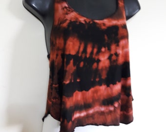 SOLUNA Croptops in soft and silky 100% bamboo with tiedye techniques in many colors and in one size