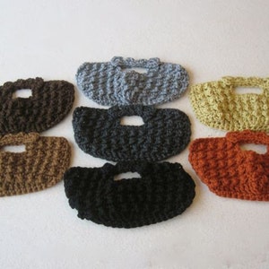 crochet beard and mustache image 3