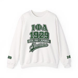 Iota Phi Lambda 1929 Sorority Crest Sweatshirt | Custom Back Text