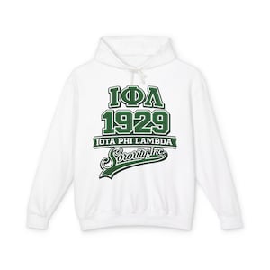 Iota Phi Lambda 1929 Sorority Hoodie | Greek Letter Pullover