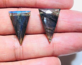 Labradorite Gemstone Beads, 21x14 Trillion Drops