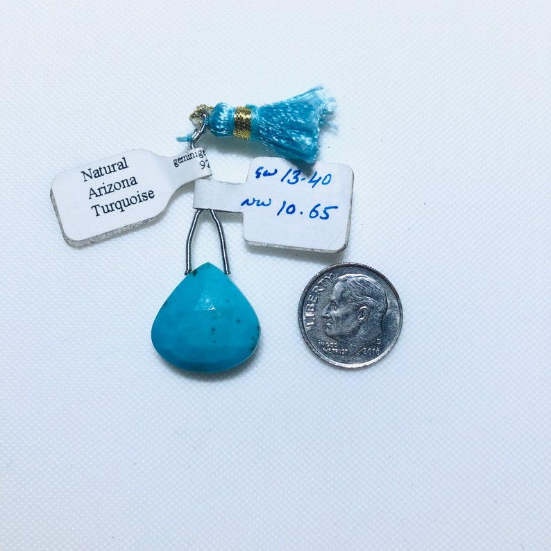 18mmHeart Shape Drops To Make A Pendant Natural Turquoise Gemstone Beads