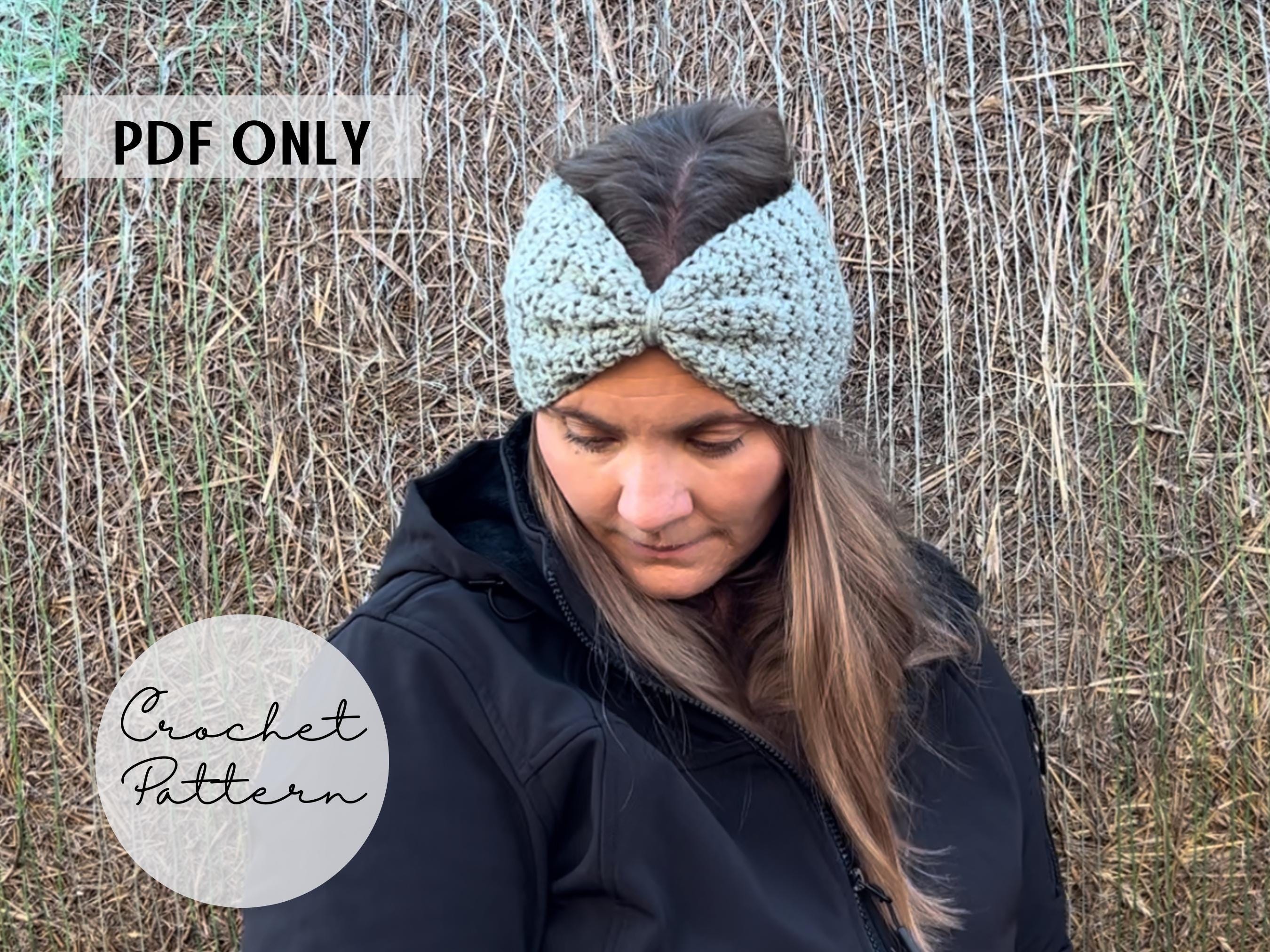 Crochet PATTERN - the Sweetgrass Crochet Headband, Crochet Ear Warmer ...