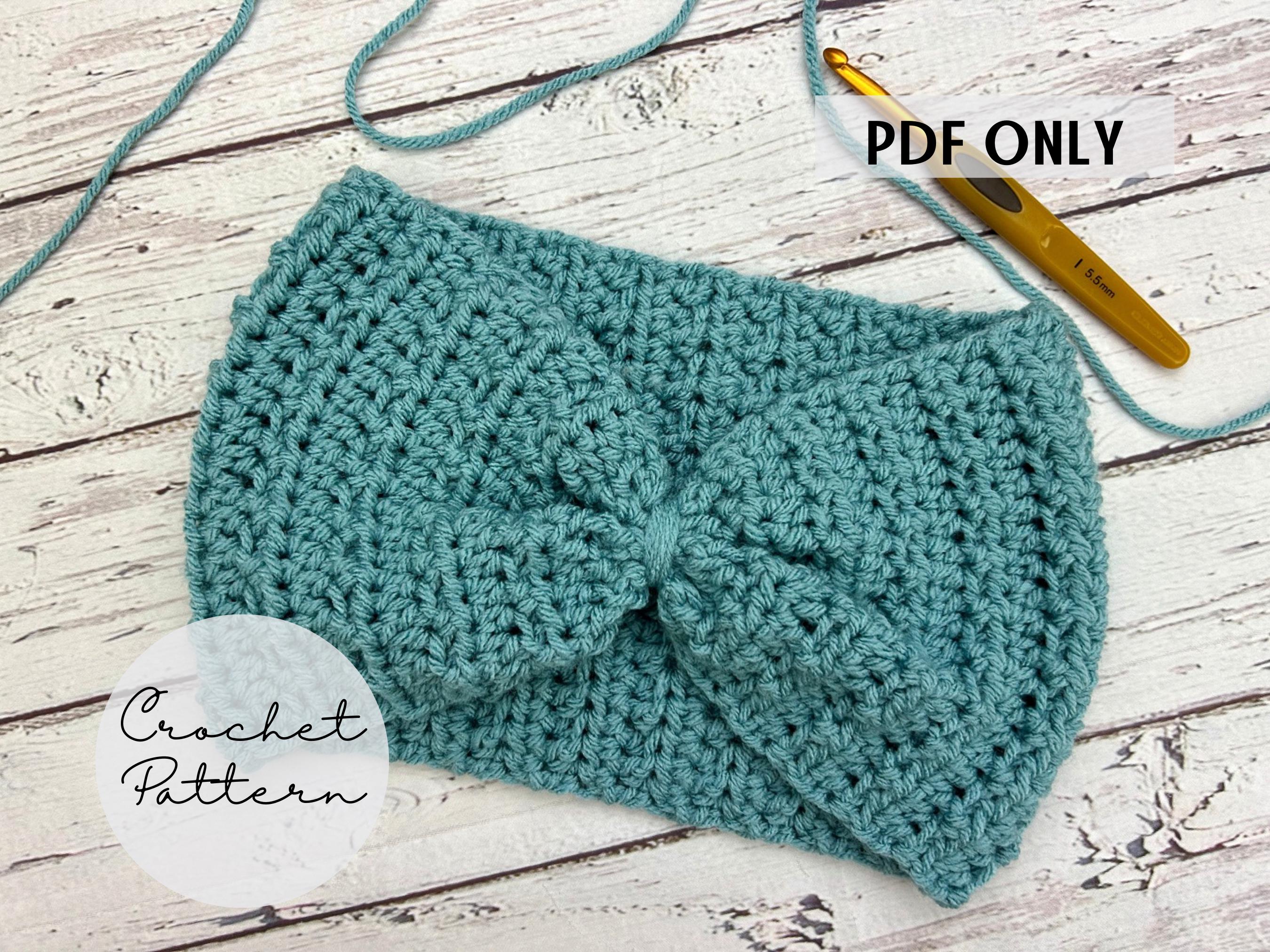 Crochet PATTERN - the Sweetgrass Crochet Headband, Crochet Ear Warmer ...