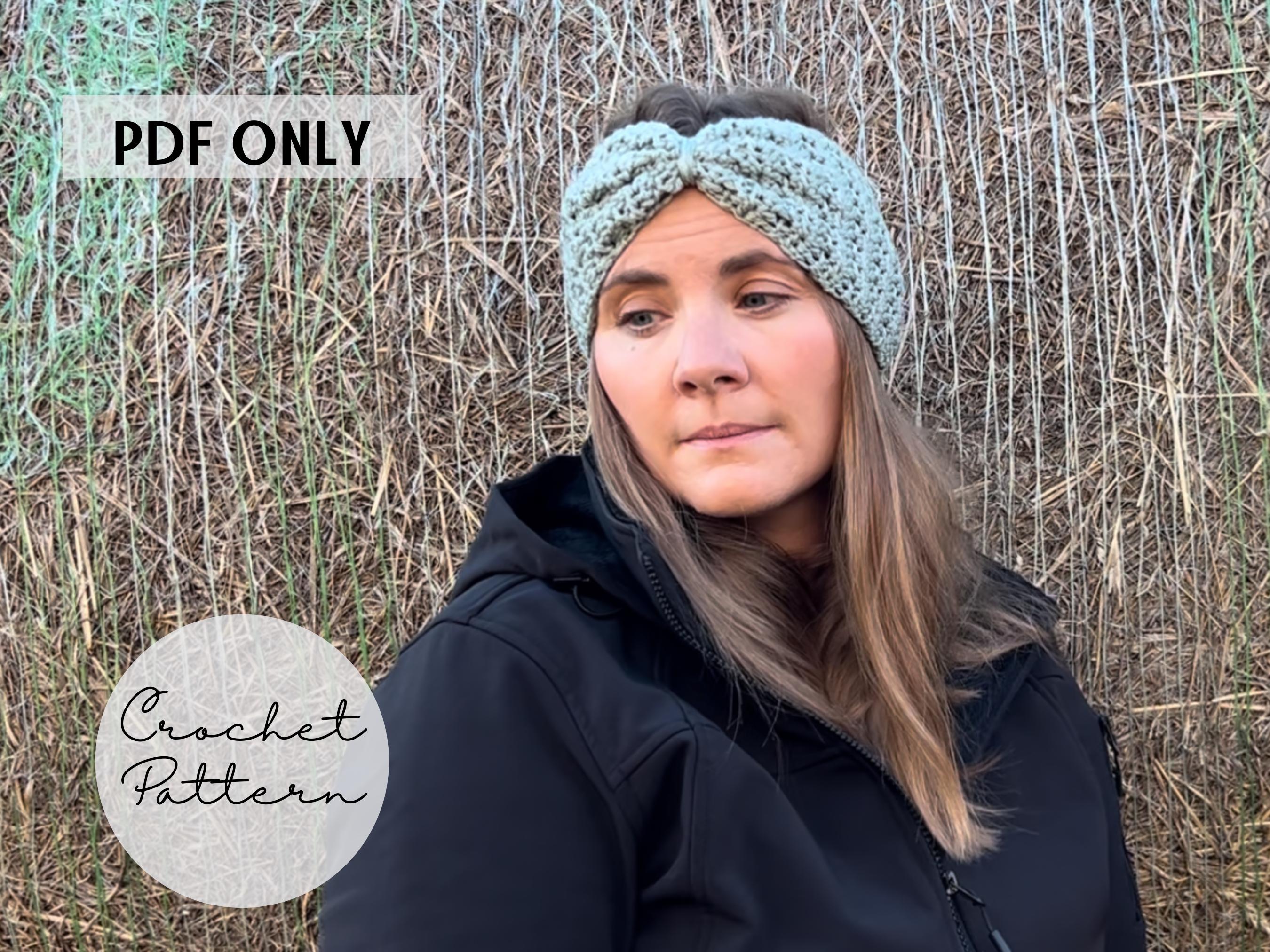 Crochet PATTERN - the Sweetgrass Crochet Headband, Crochet Ear Warmer ...