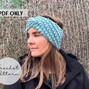 Crochet PATTERN, Twist Crochet Headband Pattern , Crochet Ear Warmer Pattern, Infant, Toddler, Child, Teen, Adult, Instant PDF Download