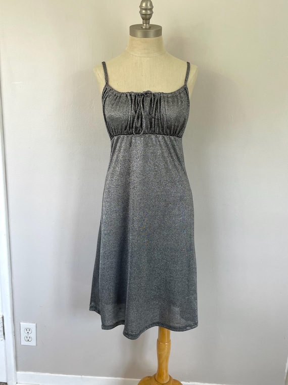 missy empire silver dress Missy Empire high neck wrap tie waist detail maxi dress in gray