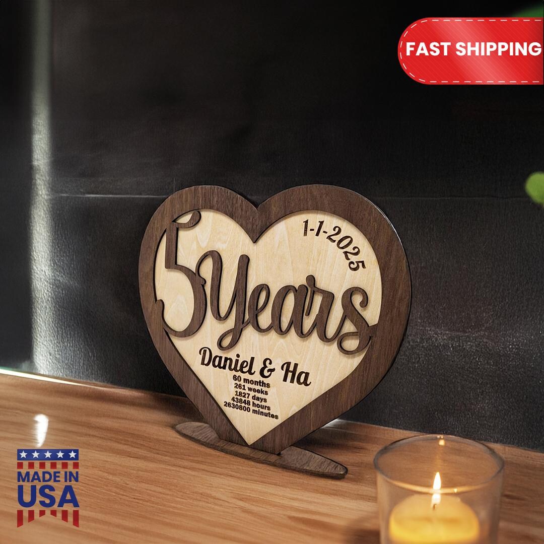 Together Built A Life We Loved - Personalized Shaped Wood Sign - Gift For Couples, Husband Wife