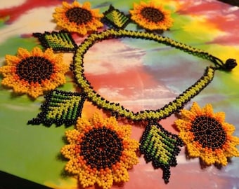 Sunflowers Necklace