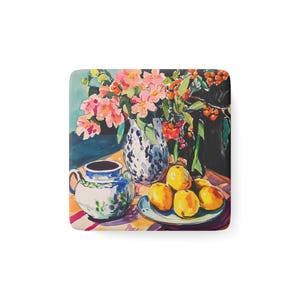 Vibrant Floral Kitchen Magnet, Colorful Home Decor for Spring, Perfect for Gifts, Art Lovers, Kitchen Accessories, Mother&#39;s Day