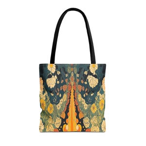 Vibrant Floral Tote Bag - Colorful Eco-Friendly Carryall, Perfect for Beach, Shopping, Travel, Gifts, Festivals