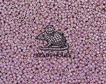 11/0 TOHO Seed Beads PF554 PermaFinish Galvanized Lilac | Jewellery Making | Purple Beads | Toho Rocailles | TR-11-PF554 | Beads Uk
