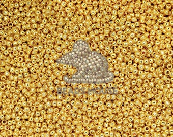 11/0 TOHO Seed Beads PF557 PermaFinish Galvanized Starlight | Jewellery Making | TR-11-PF557 | TOHO Rocailles | Beads-Uk