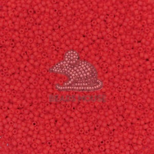 8/0 TOHO Seed Beads 45AF Opaque Frosted Cherry | Jewellery Making | Beadwork | Round Rocailles | Seed Beads UK |