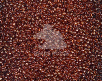 8/0 TOHO Seed Beads | 941 Transparent Smoky Topaz Rocailles