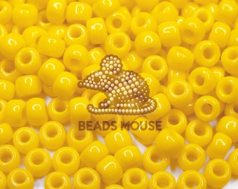 3/0 TOHO Seed Beads 42B Opaque Sunshine | TR-03-42B | Yellow Rocailles | TR-03-902 | 902 Ceylon Lemon Chiffon | Beads Uk